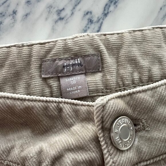 Plus size J JILL tan corduroy skirt size 18 - Picture 4 of 12